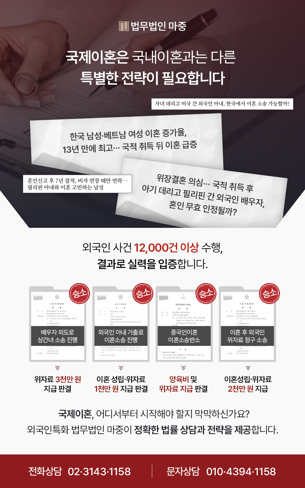 외국인공시송달이혼