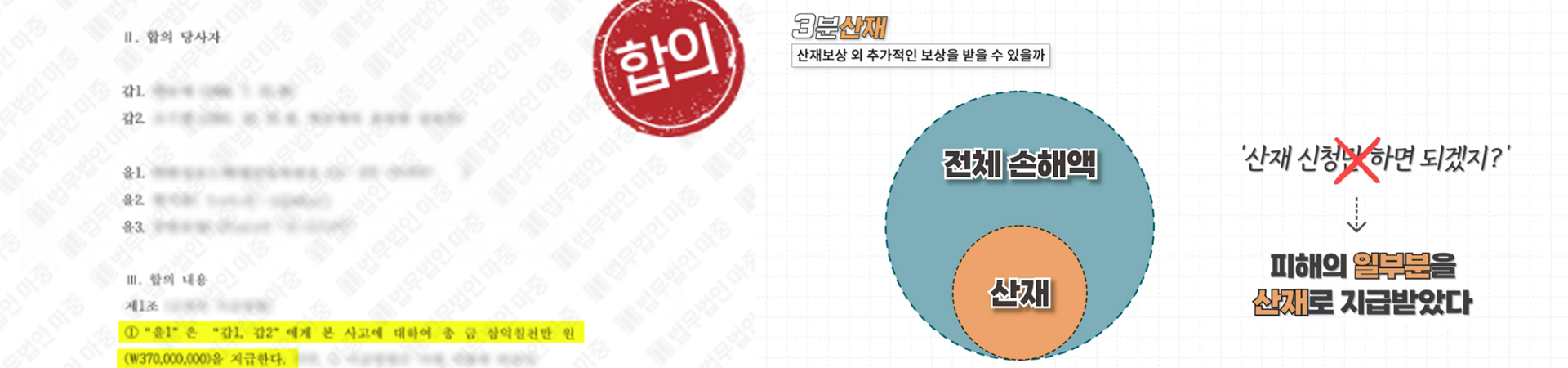 울산산재변호사가 수행한 실제 3억 7천 합의서
