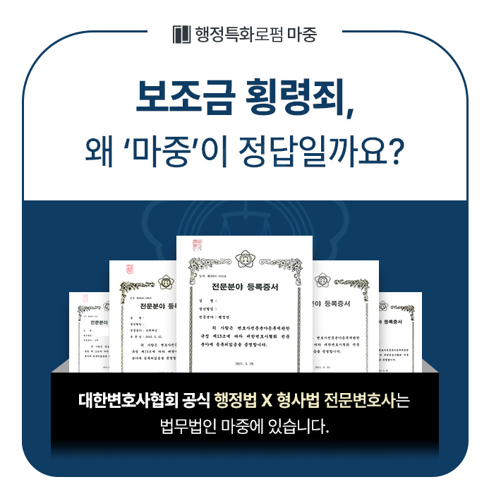 사회복지법인 보조금 횡령죄에 대한 형사처벌 및 행정처분