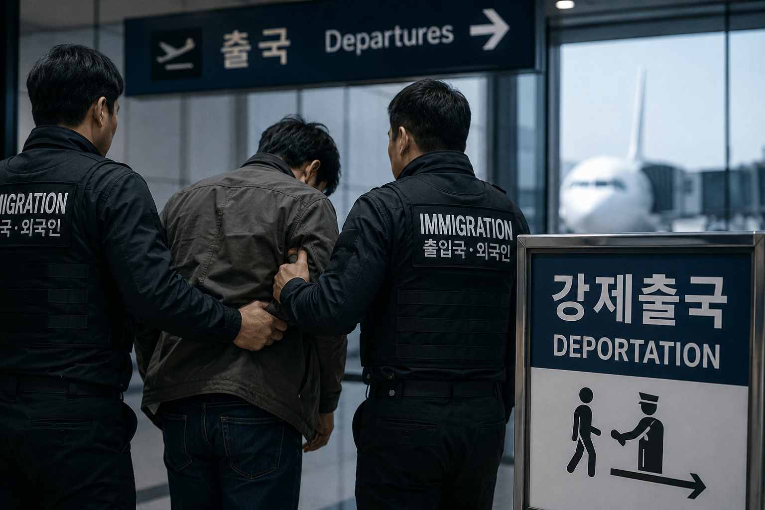 外国人被强制遣返