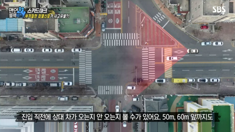 [SBS 맨인블랙] 교차로 점멸 신호에서의 사고 - 교통사고 변호사의 과실 이야기