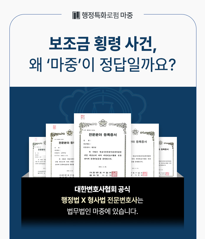 보조금횡령죄에 대한 행정전문변호사의 처벌 대응 방법